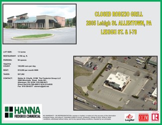 More details for 2805 Lehigh St, Allentown, PA - Retail for Lease