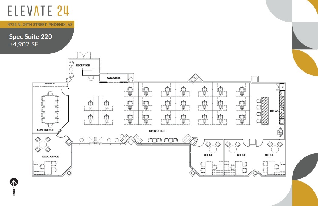 4722 N 24th St, Phoenix, AZ for lease Floor Plan- Image 1 of 1