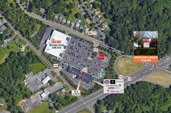 More details for Route 130 & Dunns Mill Rd, Bordentown, NJ - Retail for Lease