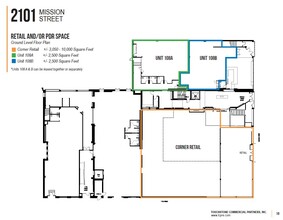 2101-2129 Mission St, San Francisco, CA for lease Floor Plan- Image 2 of 2