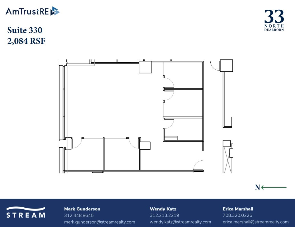 33 N Dearborn St, Chicago, IL for lease Floor Plan- Image 1 of 1