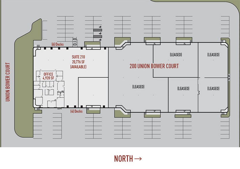 200 Union Bower Ct, Irving, TX for lease - Site Plan - Image 3 of 3