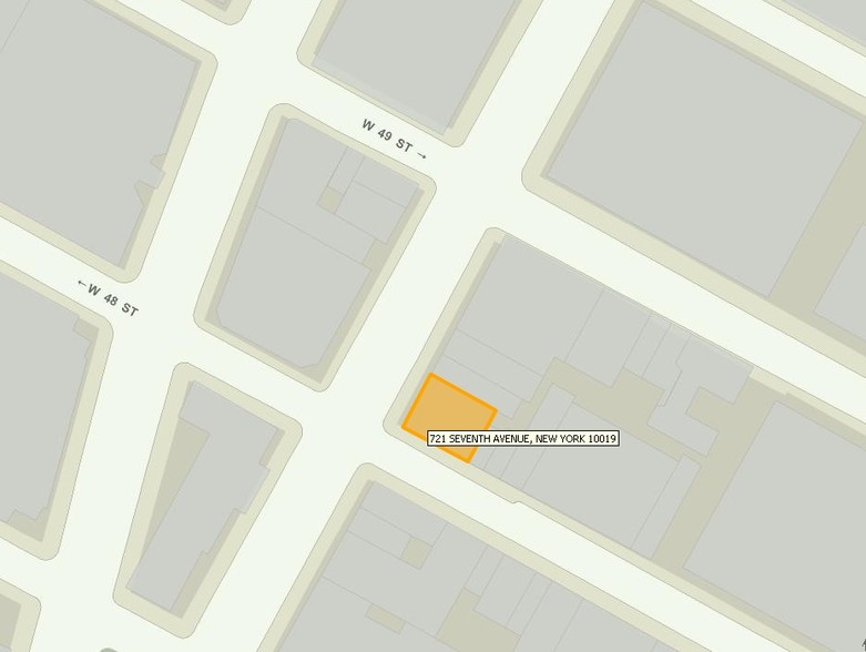 721-723 7th Ave, New York, NY for lease - Plat Map - Image 2 of 7