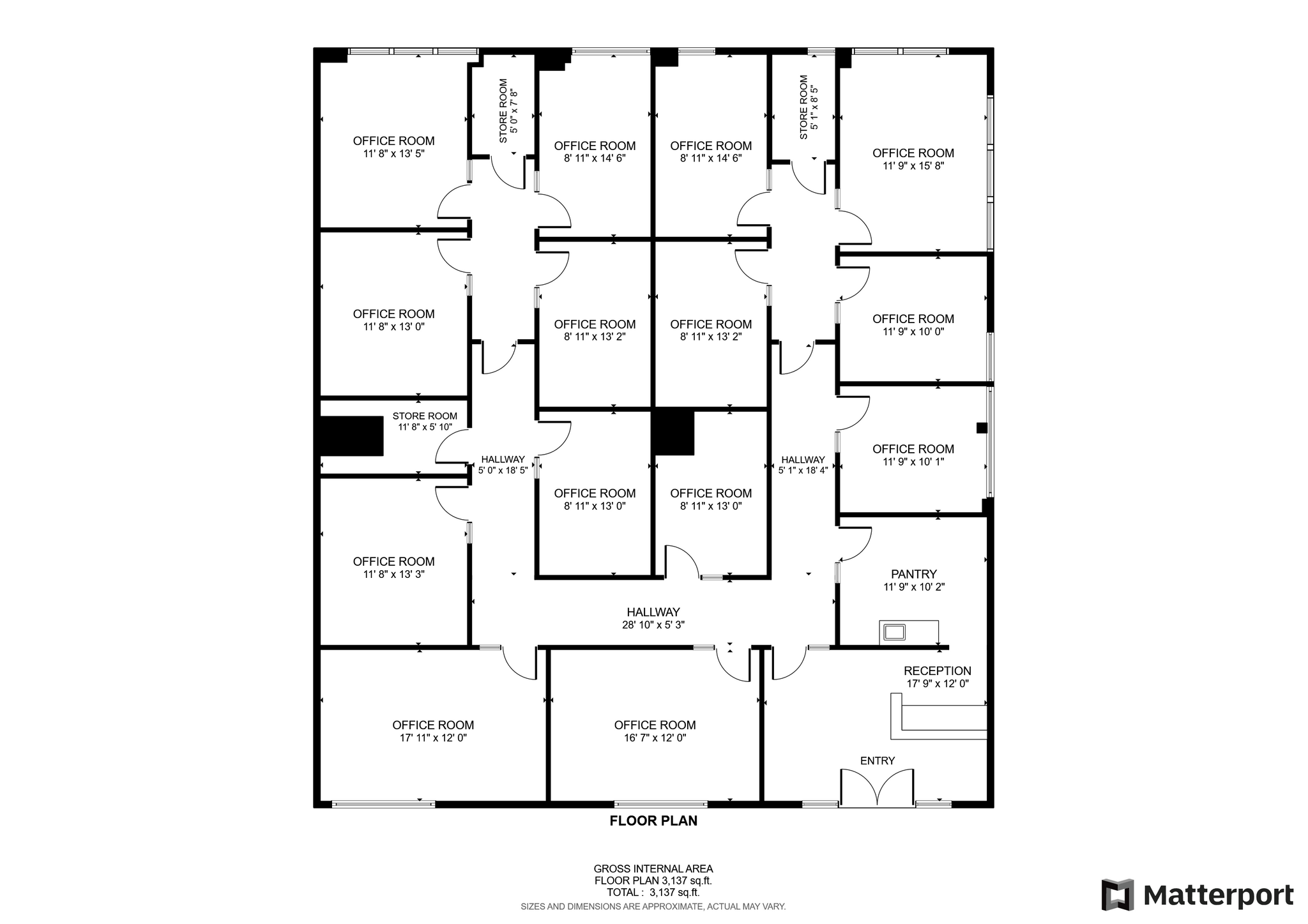 6140 Brent Thurman Way, Las Vegas, NV for lease Floor Plan- Image 1 of 4