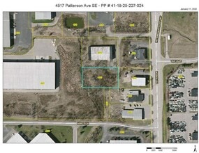 4517 Patterson Ave SE, Grand Rapids, MI - AERIAL  map view