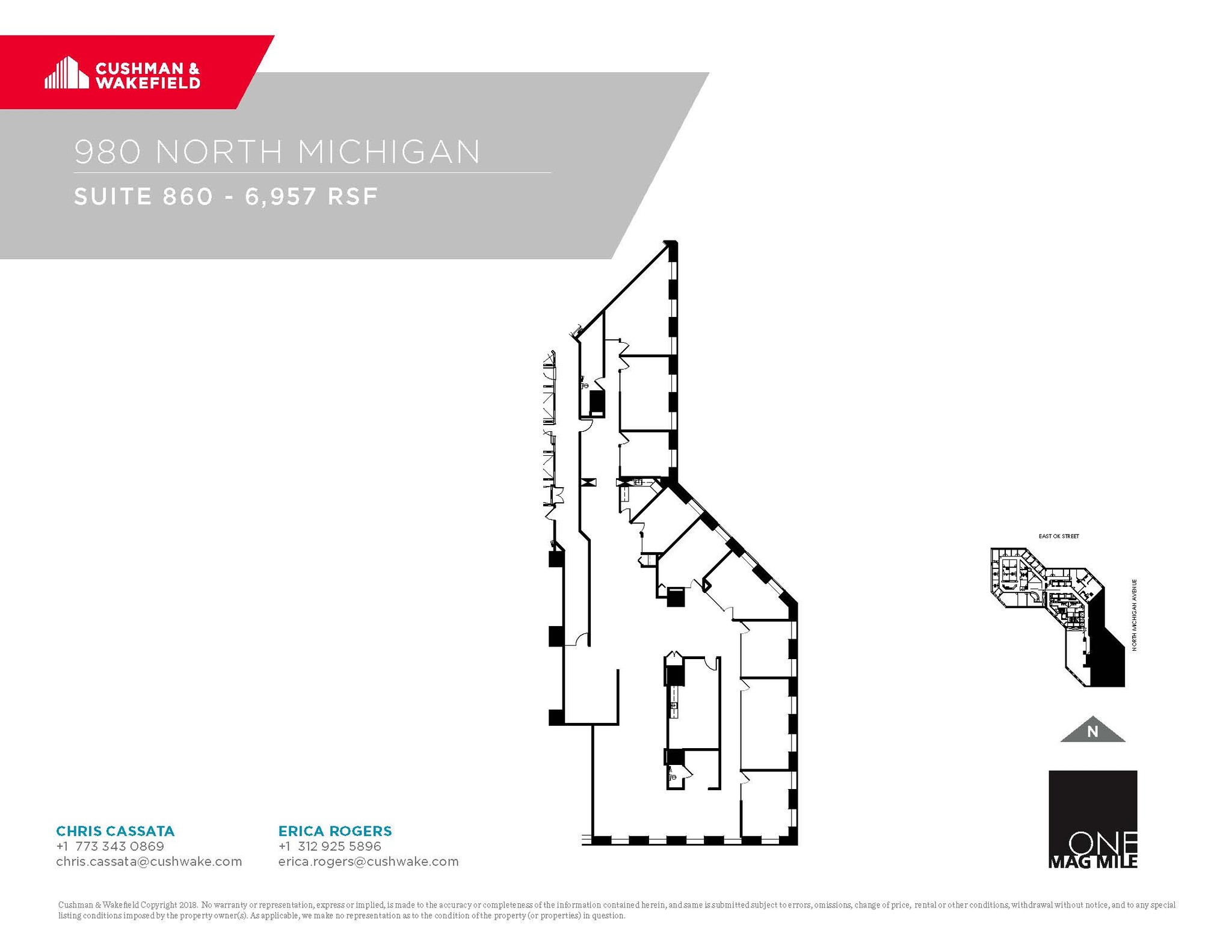 980 N Michigan Ave, Chicago, IL for lease Floor Plan- Image 1 of 1