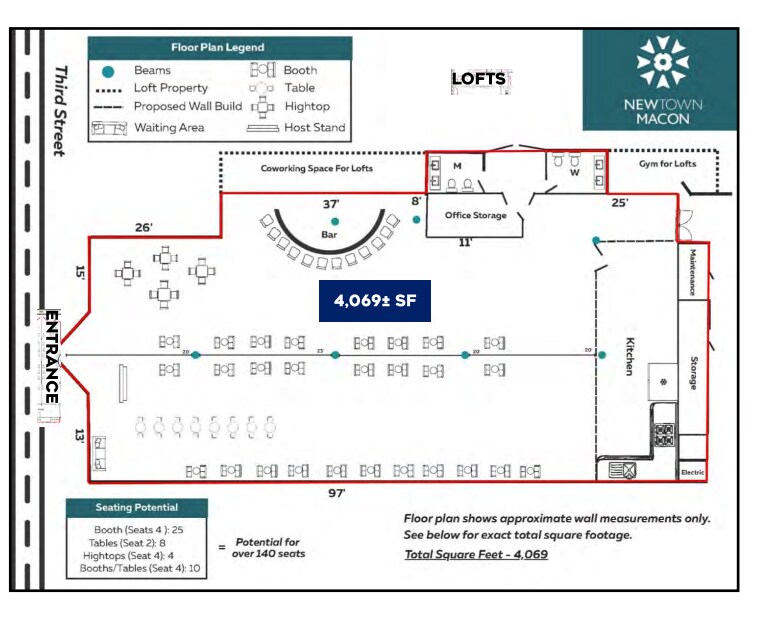 418 3rd St, Macon-Bibb, GA for lease Floor Plan- Image 1 of 1
