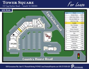 137 Egg Harbor Rd, Sewell, NJ for lease Site Plan- Image 2 of 2