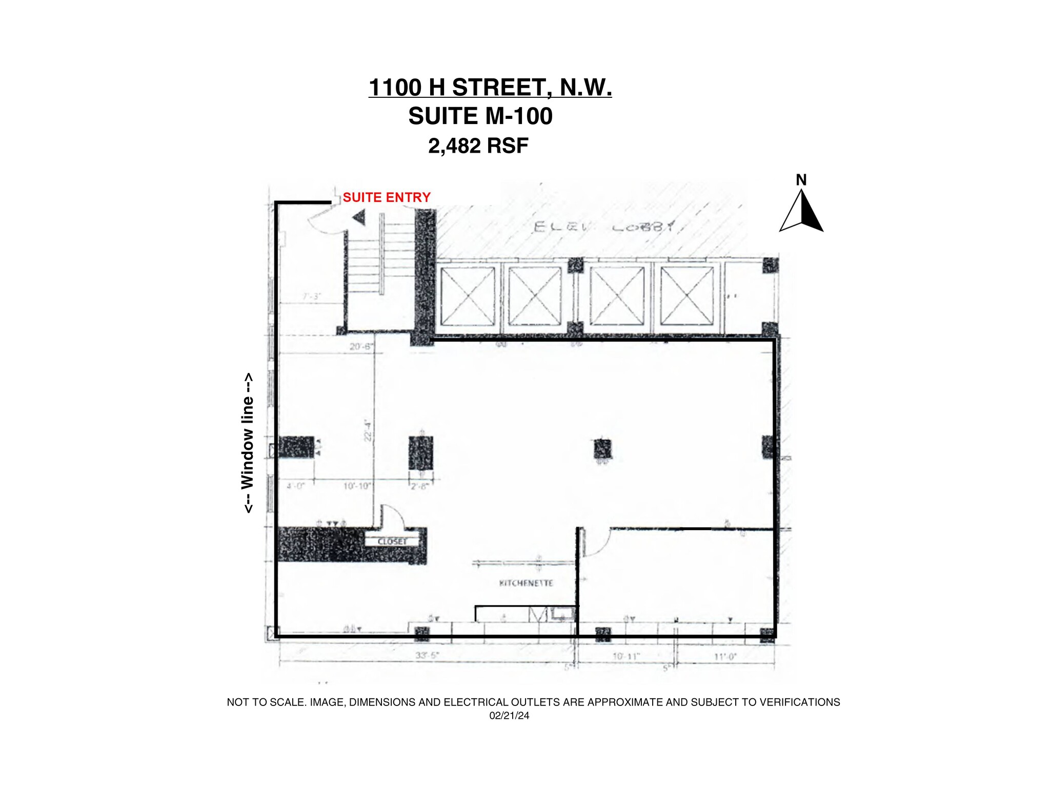 1100 H St NW, Washington, DC for lease Site Plan- Image 1 of 9