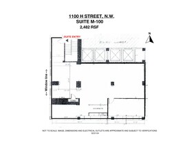 1100 H St NW, Washington, DC for lease Site Plan- Image 1 of 9