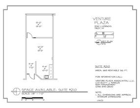 3150 Livernois Rd, Troy, MI for lease Floor Plan- Image 1 of 1