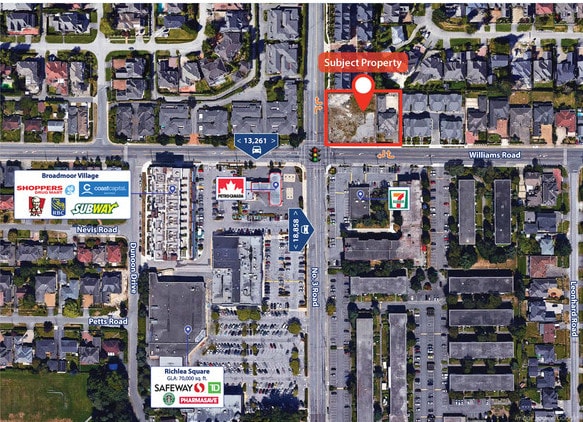 8031 Williams Rd, Richmond, BC for sale Aerial- Image 1 of 1