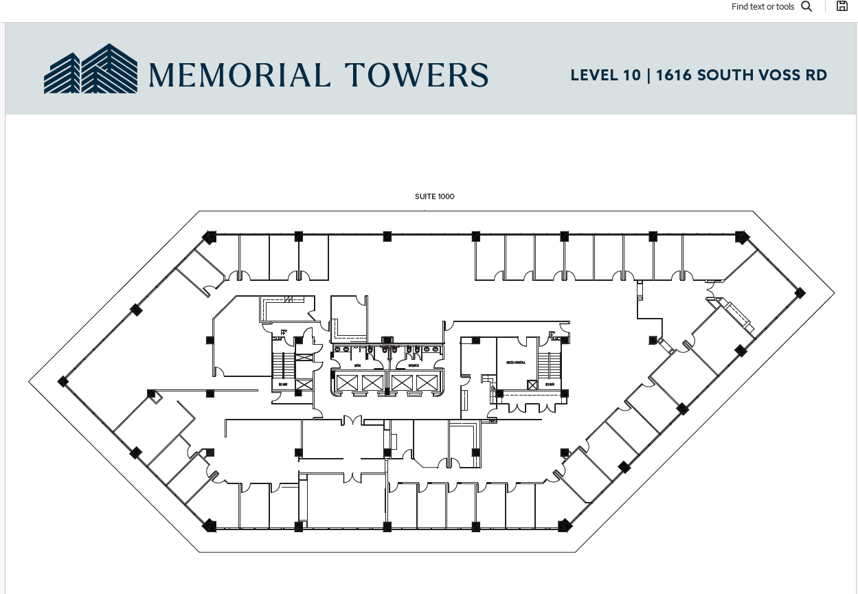 1616 S Voss Rd, Houston, TX for lease Floor Plan- Image 1 of 1