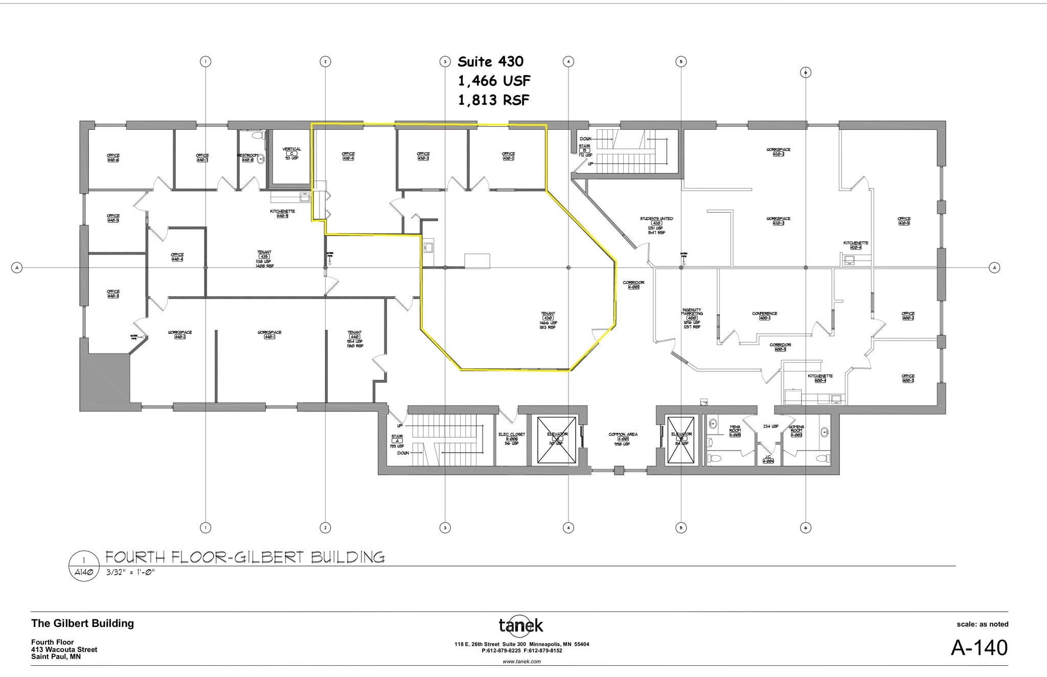 413 Wacouta St, Saint Paul, MN for lease Floor Plan- Image 1 of 1