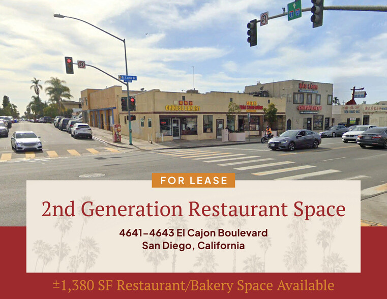 4637-4643 El Cajon Blvd, San Diego, CA for lease - Building Photo - Image 1 of 5