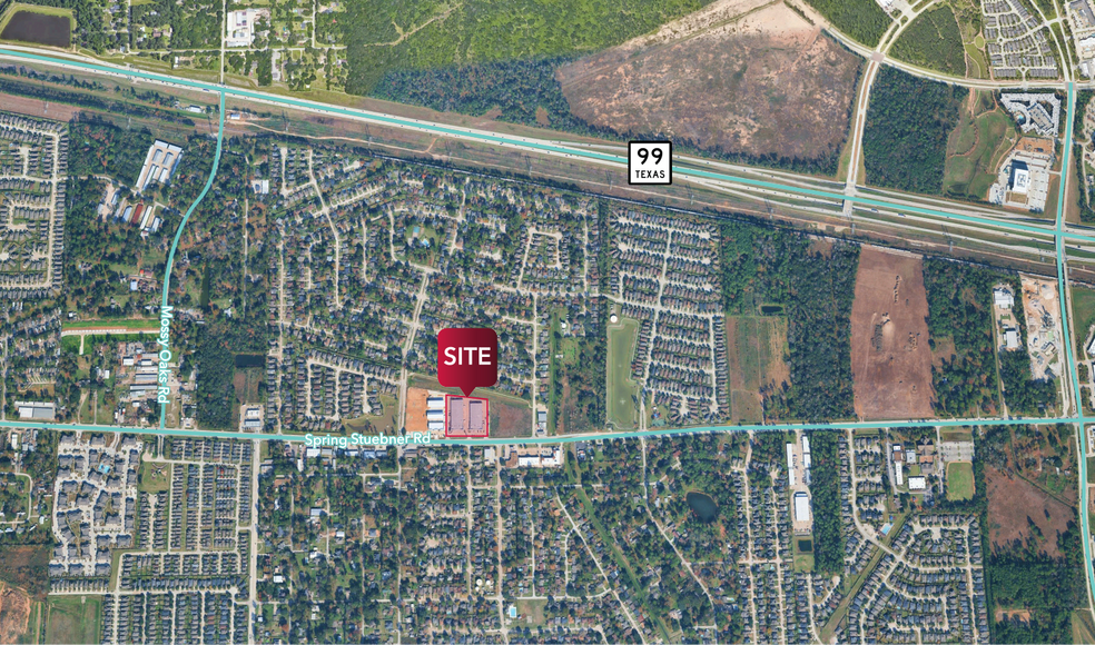 3336 Spring Stuebner Rd, Spring, TX for lease - Aerial - Image 2 of 11