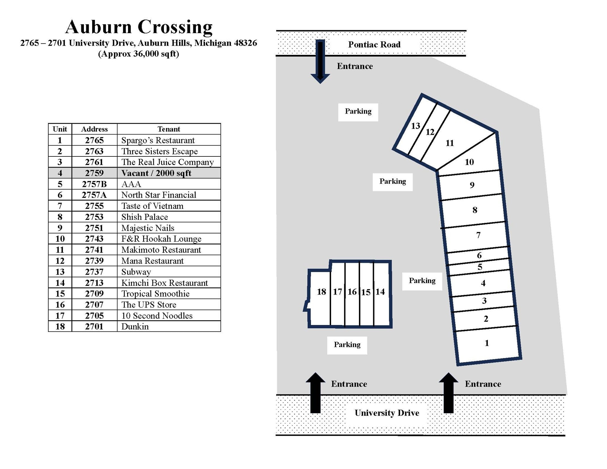 2721-2767 University Dr, Auburn Hills, MI for lease Interior Photo- Image 1 of 1