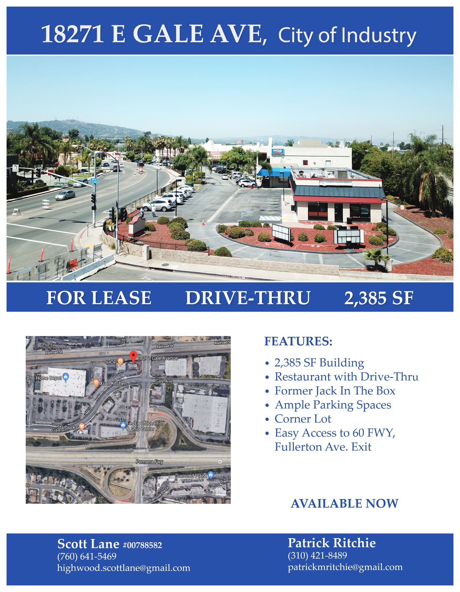 18271 E Gale Ave, City Of Industry, CA for lease Site Plan- Image 1 of 1