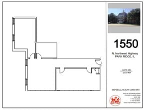 1550 N Northwest Hwy, Park Ridge, IL for lease Floor Plan- Image 1 of 5