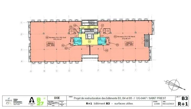 Office in Saint-Priest for lease Floor Plan- Image 1 of 1