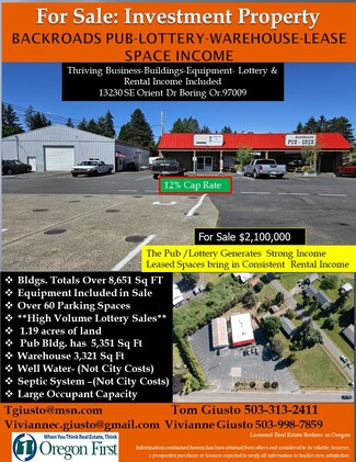 More details for 13230 SE Orient Dr, Boring, OR - Retail for Sale