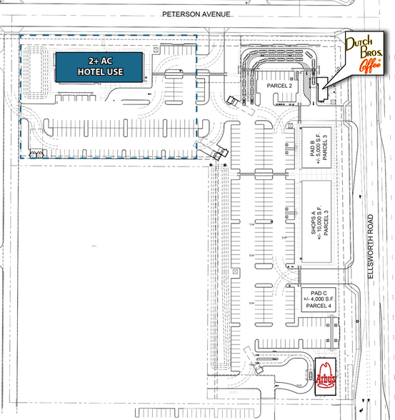 3438 S Ellsworth Rd, Mesa, AZ for sale - Site Plan - Image 2 of 2