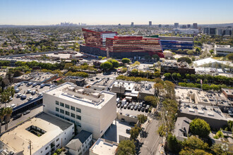 750 San Vicente Blvd, West Hollywood, CA - aerial  map view