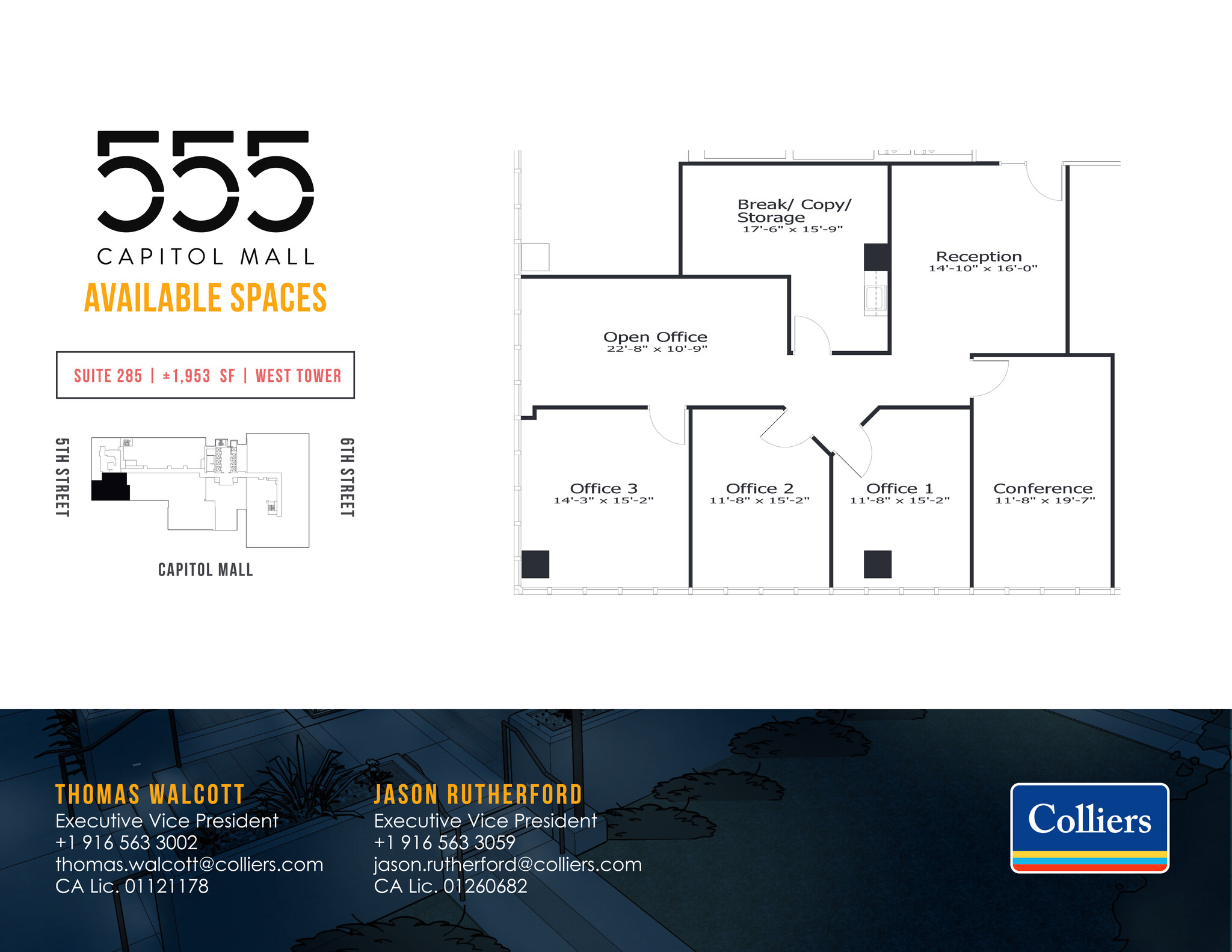555 Capitol Mall, Sacramento, CA for lease Site Plan- Image 1 of 1