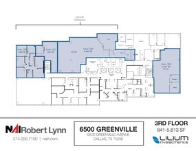 6500 Greenville Ave, Dallas, TX for lease Floor Plan- Image 2 of 2