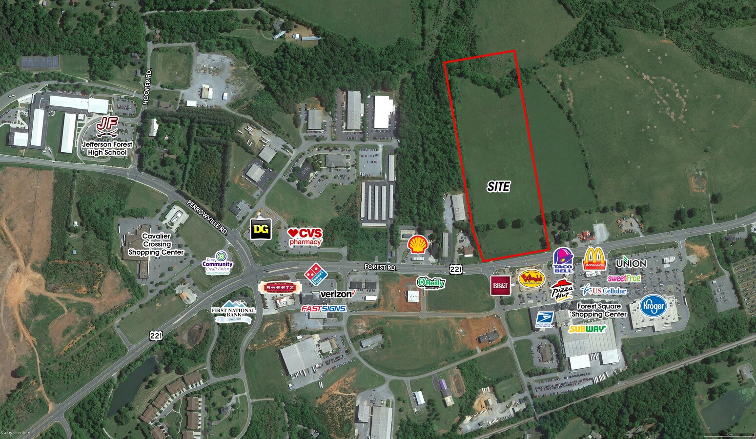 Forest Road/Rt. 221, Forest, VA 24551 Land for Sale