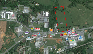 Forest Road/Rt. 221, Forest, VA - aerial  map view