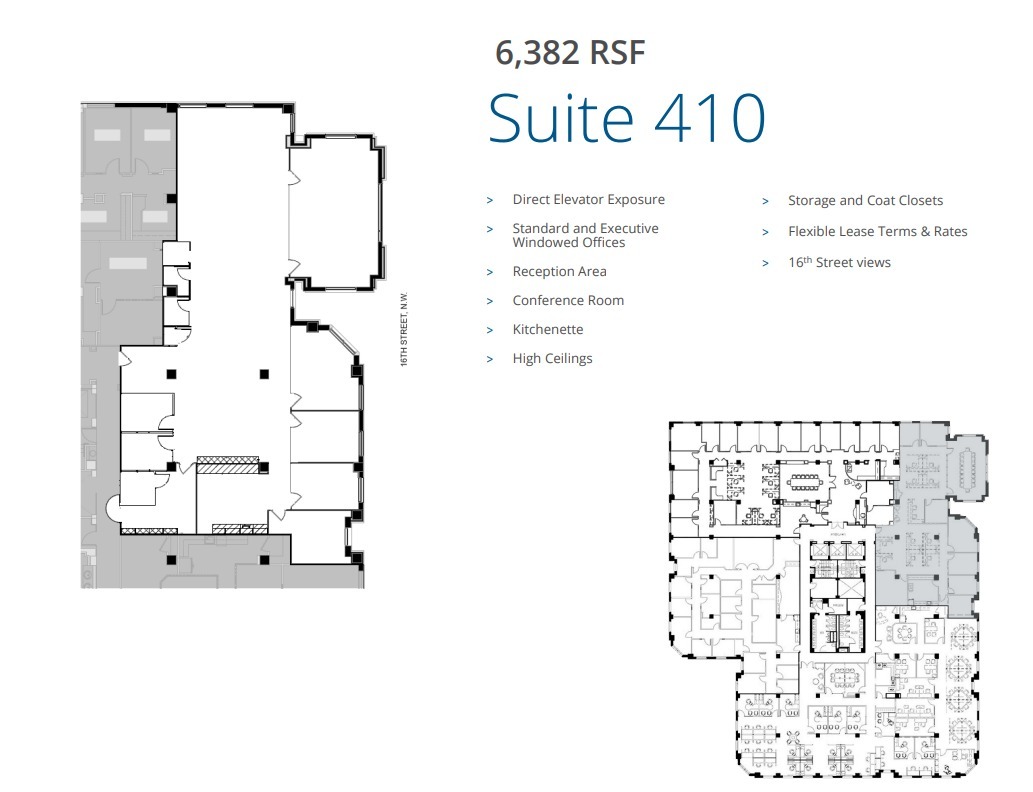 1400 16th St NW, Washington, DC for lease Floor Plan- Image 1 of 1