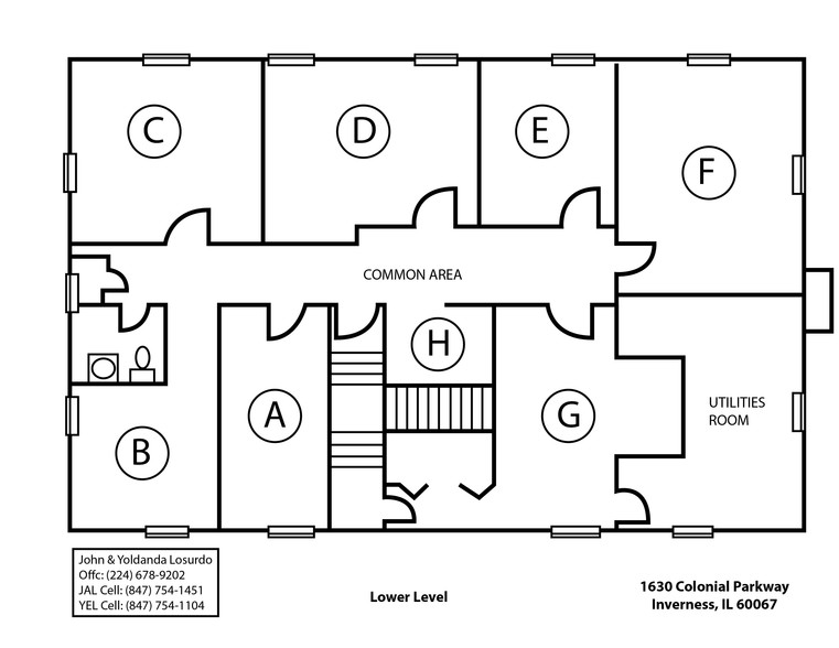 1630 W Colonial Pky, Inverness, IL for lease - Floor Plan - Image 3 of 3