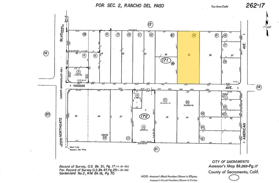 2820 Northgate Blvd, Sacramento, CA for sale - Plat Map - Image 1 of 1