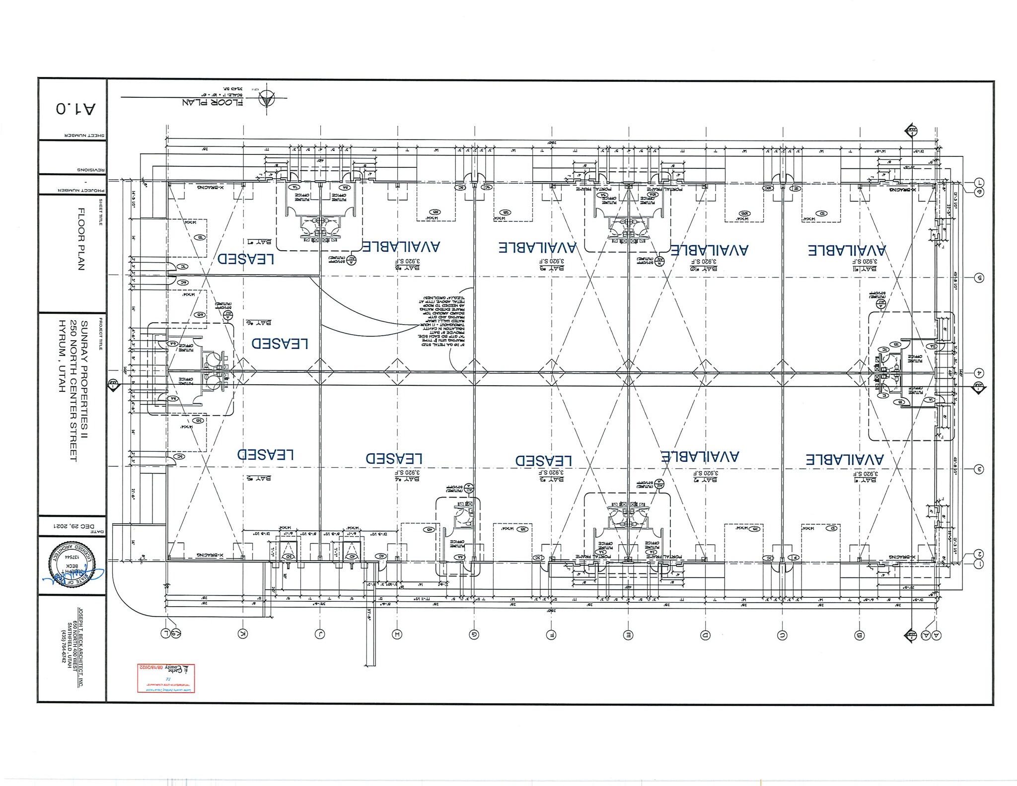 250 N Center St Center, Hyrum, UT for lease Floor Plan- Image 1 of 1