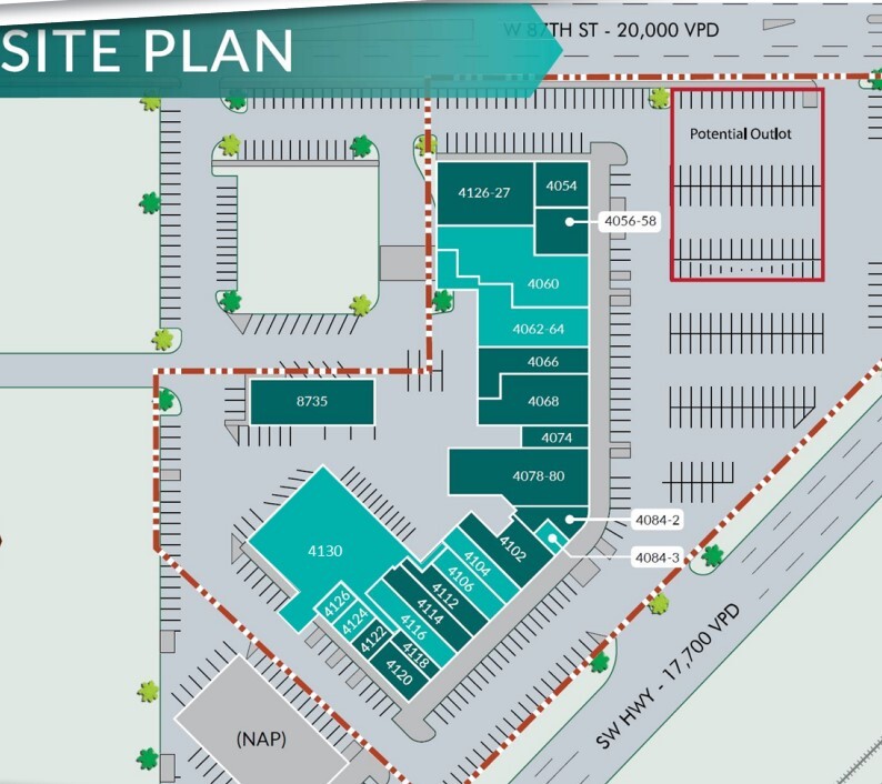 4050-4140 W 87th St, Hometown, IL for lease Site Plan- Image 1 of 1