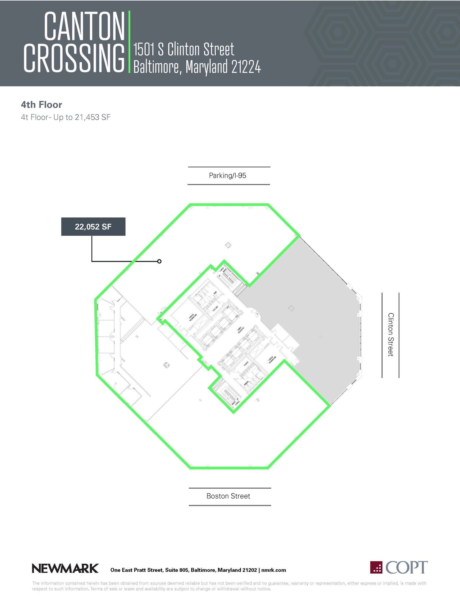 1501 S Clinton St, Baltimore, MD for lease Floor Plan- Image 1 of 1