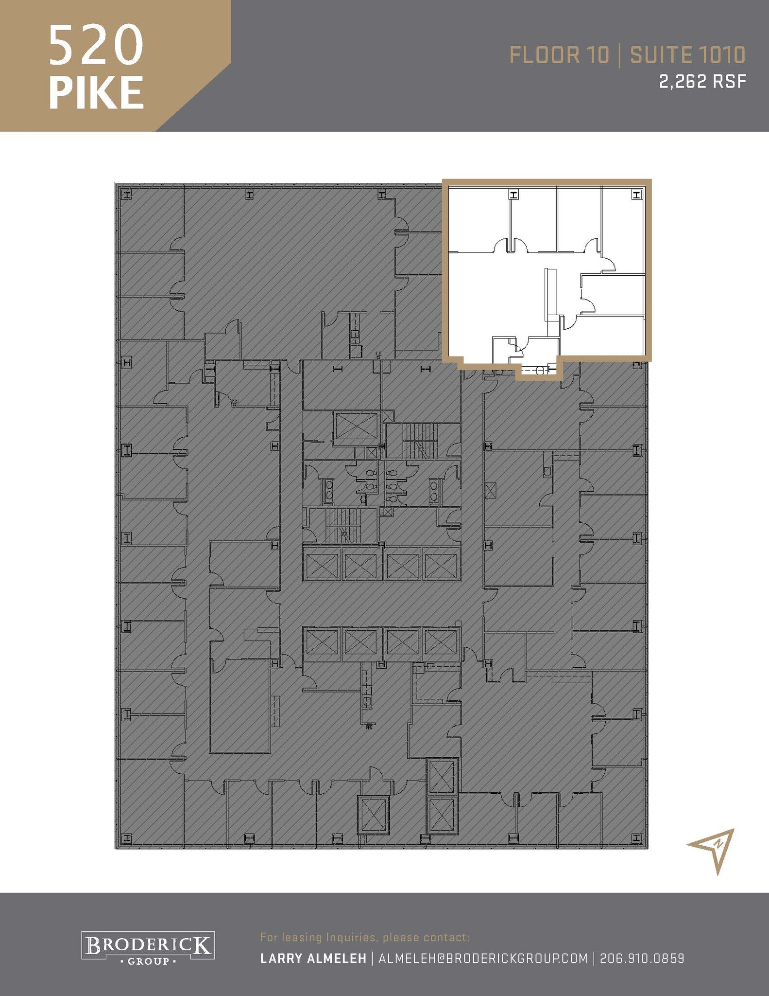 520 Pike St, Seattle, WA for lease Floor Plan- Image 1 of 1