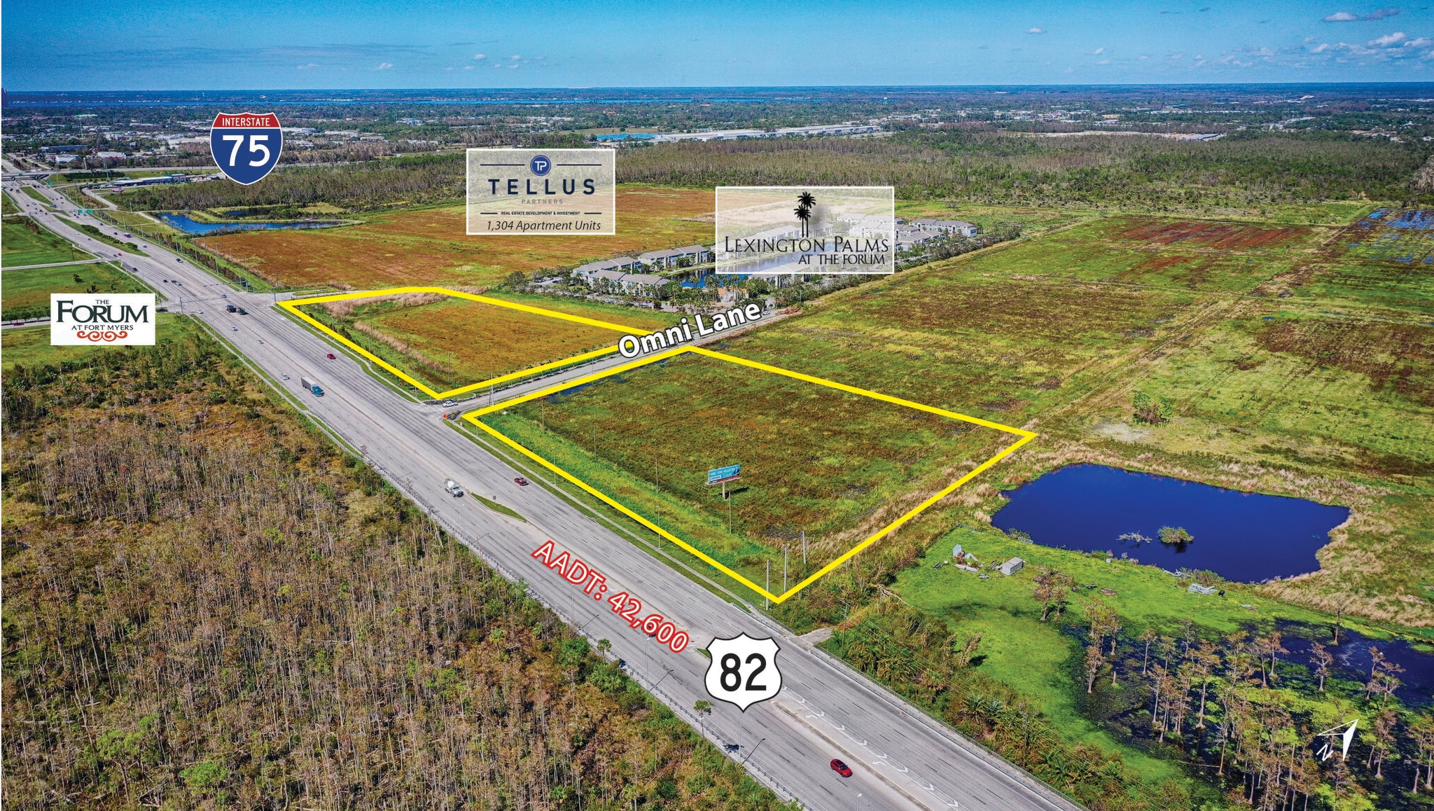 10201 State Road 82, Fort Myers, FL for sale Aerial- Image 1 of 9