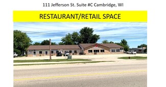 More details for 109-111 Jefferson St, Cambridge, WI - Retail for Lease