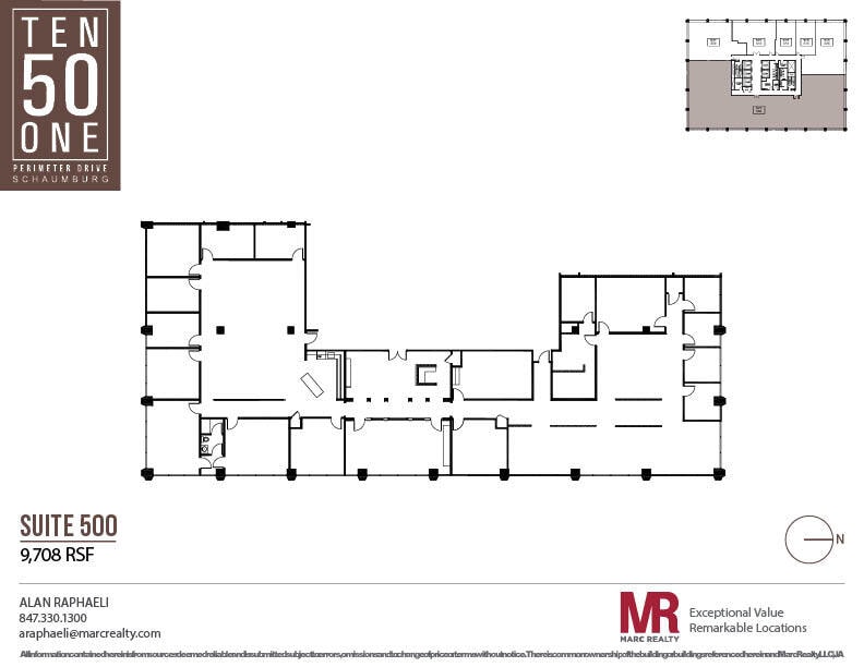 1051 Perimeter Dr, Schaumburg, IL for lease Floor Plan- Image 1 of 5