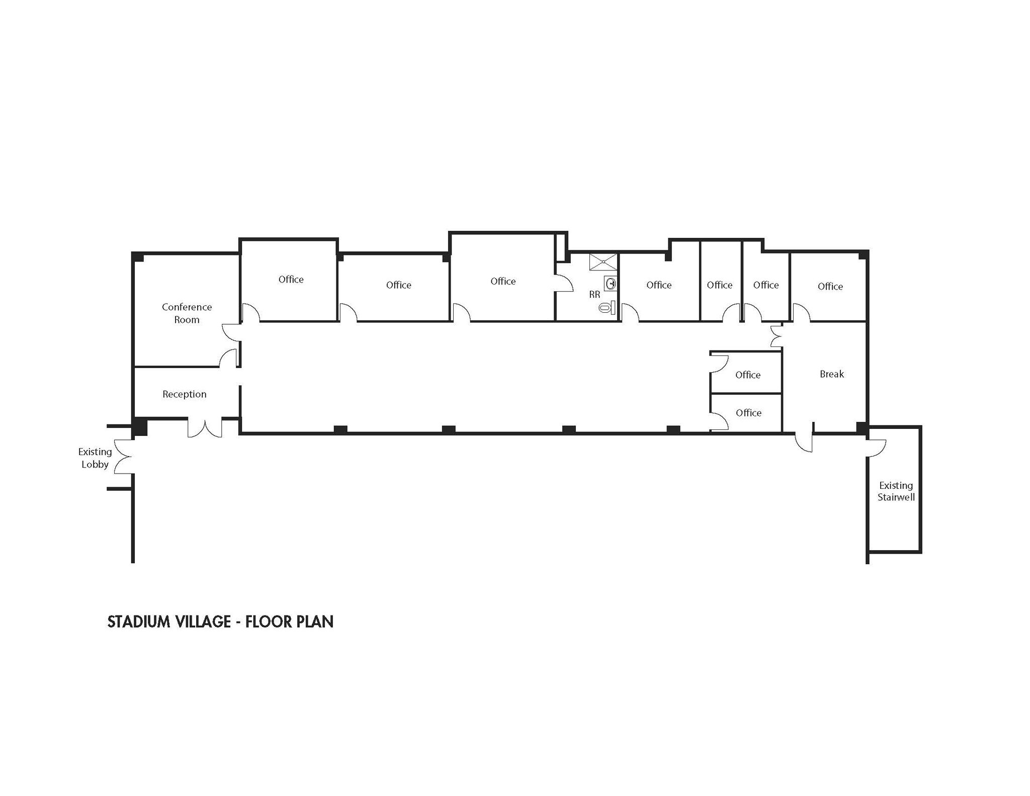 14823 W Bell Rd, Surprise, AZ for lease Floor Plan- Image 1 of 1