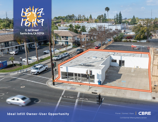 More details for 1647-1649 E 1st St, Santa Ana, CA - Retail for Sale