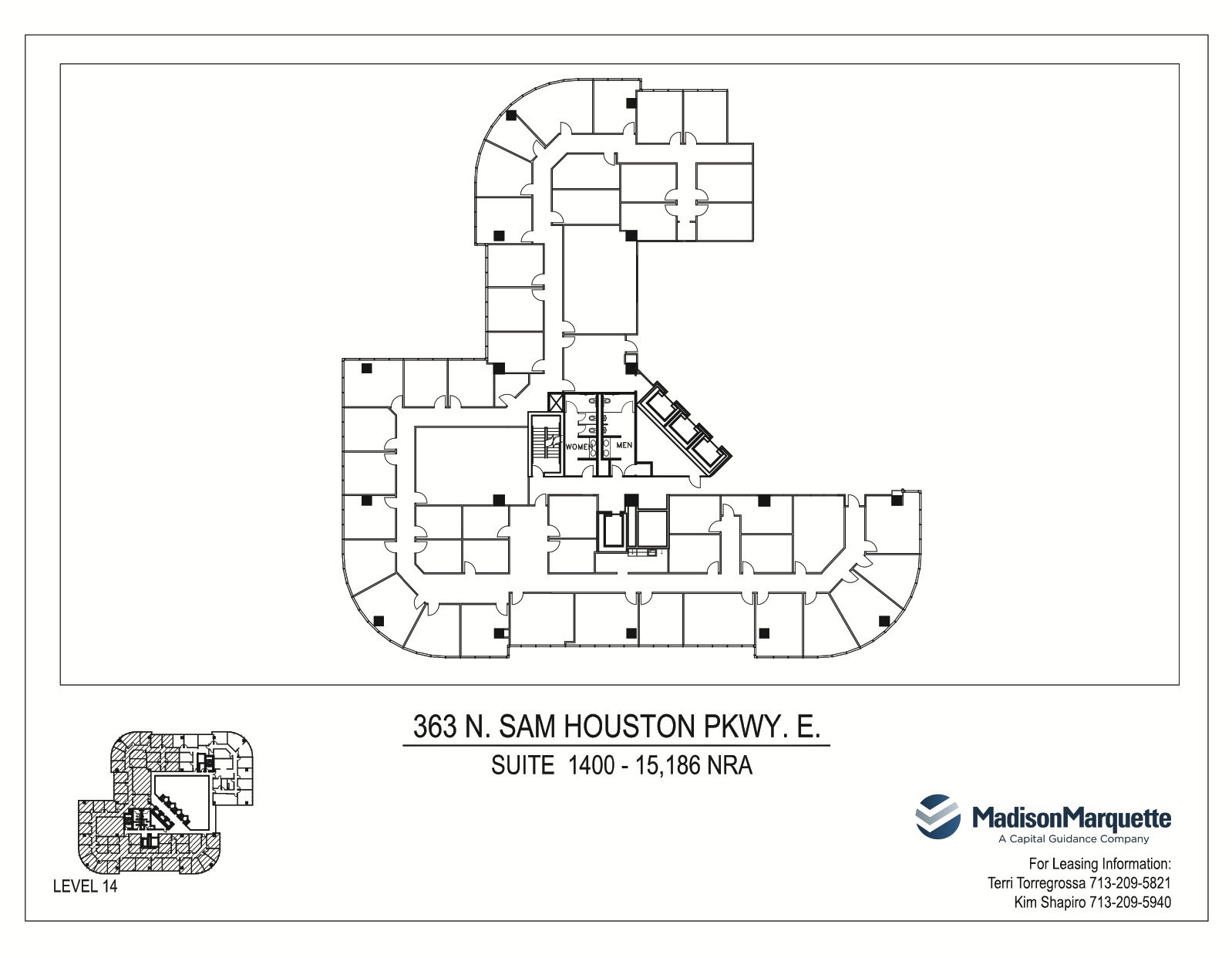 363 N Sam Houston Pky E, Houston, TX for lease Floor Plan- Image 1 of 1