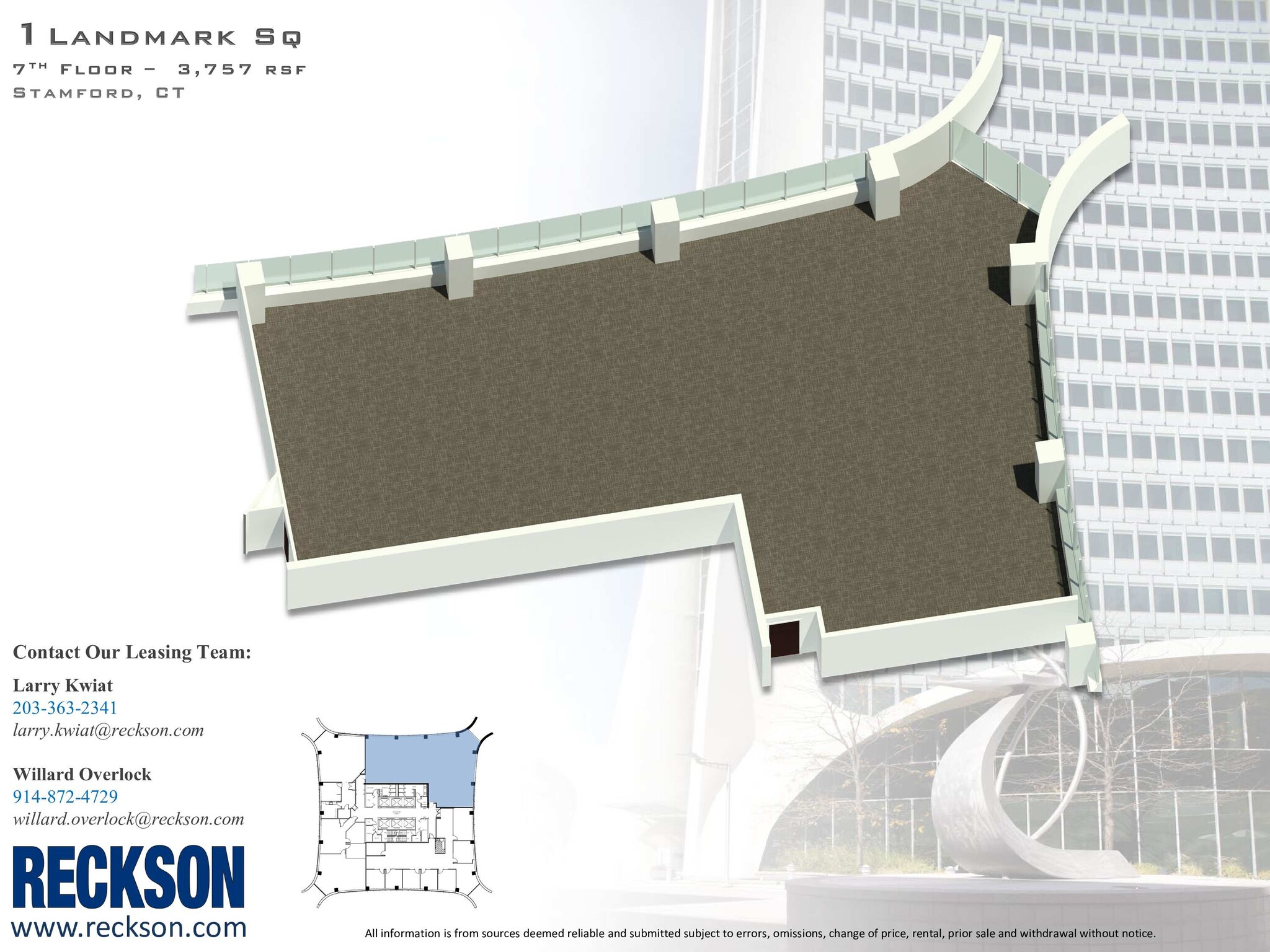 1 Landmark Sq, Stamford, CT for lease Floor Plan- Image 1 of 1