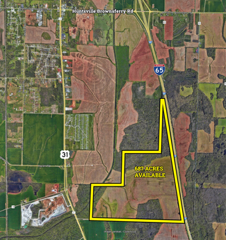 More details for Martin Line @ I-65 rd, Tanner, AL - Land for Sale