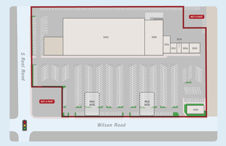 3500-3600 Wilson Rd, Bakersfield, CA for sale - Building Photo - Image 1 of 1