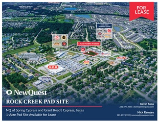 More details for Spring Cypress & Grant Rd, Cypress, TX - Land for Lease