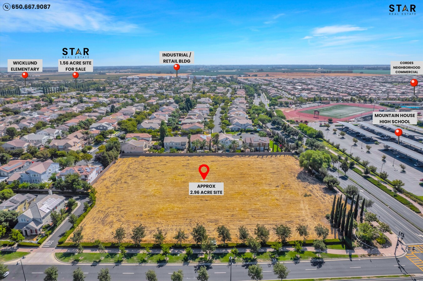 Land Parcels for SaleMountain House,CA Mountain House, CA for Sale