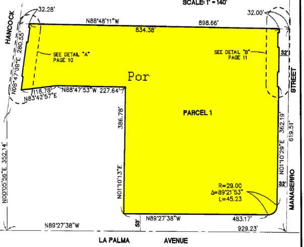 4887 E La Palma Ave, Anaheim, CA for sale - Plat Map - Image 2 of 9